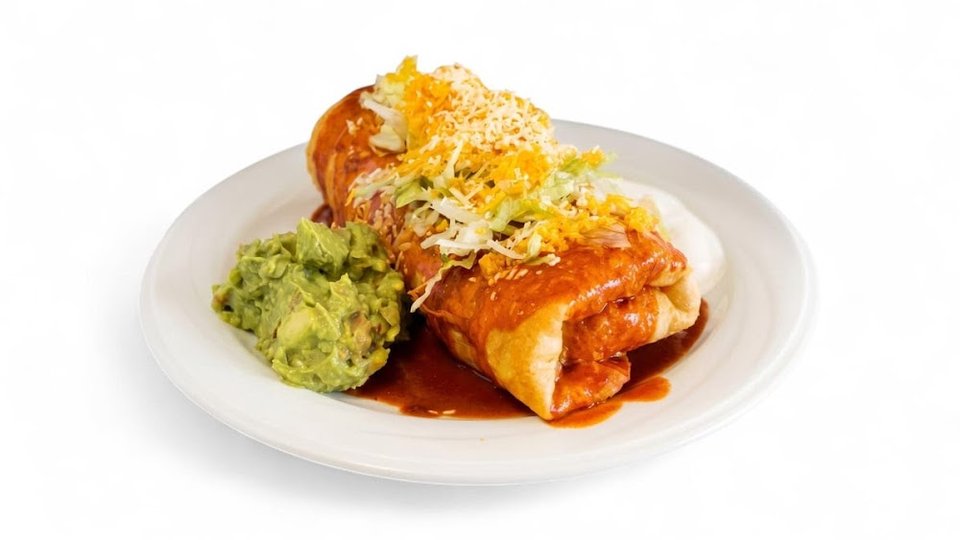 Counter menu for quick Mexican favorites.