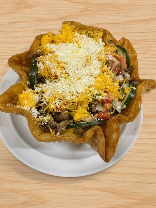 Counter menu for quick Mexican favorites.